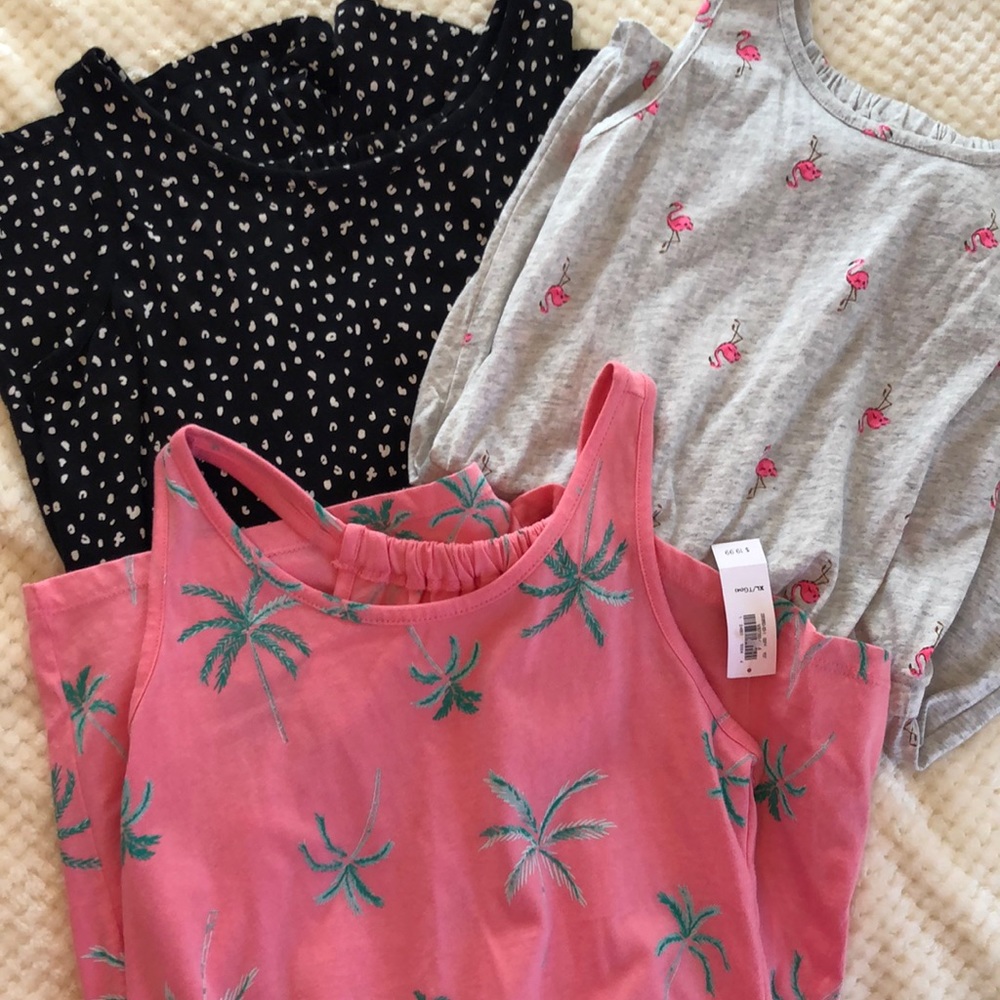 Size 14 Old Navy Romper Bundle (3)